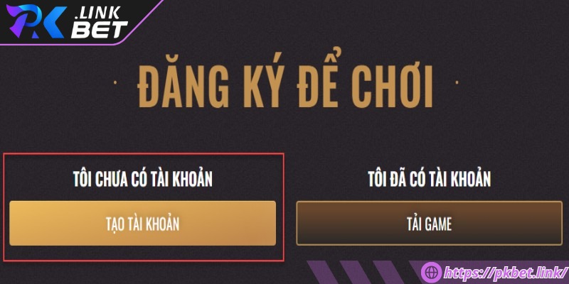 Truy cập vào đường link chính thức là bước đầu để đăng ký tài khoản game