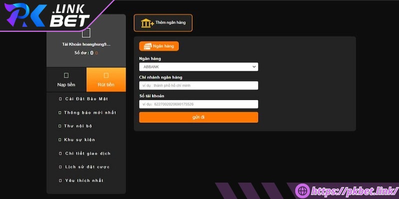 Rút tiền qua ngân hàng là phương thức được người chơi tin dùng